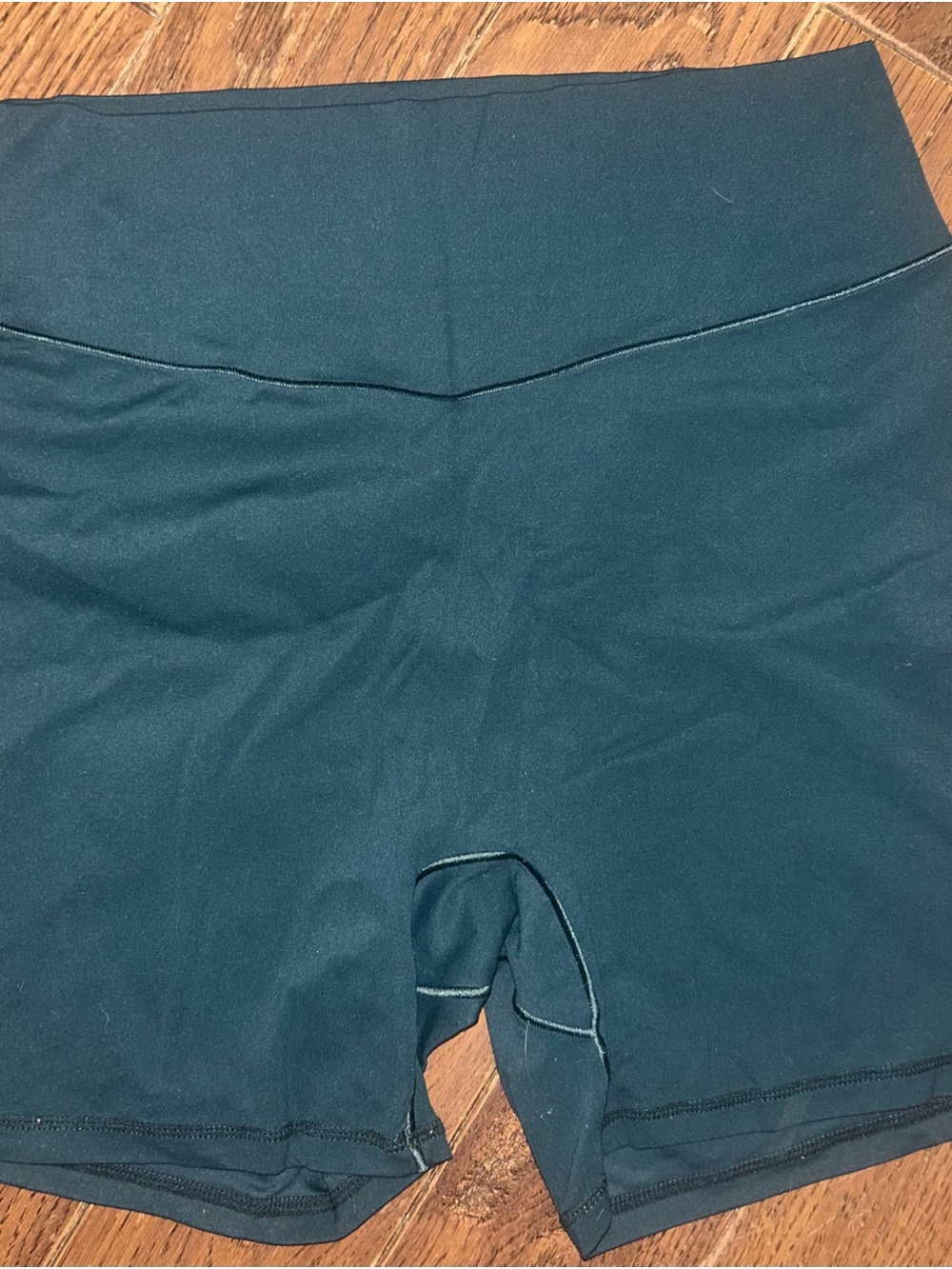 Women's High-Waist Performance Shorts - Deep Teal